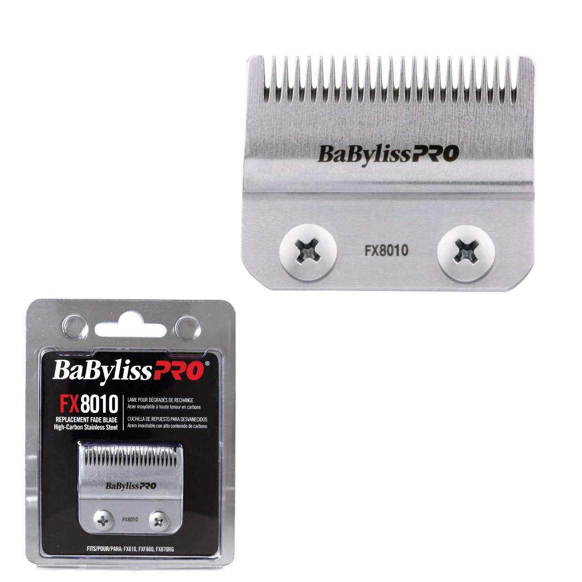 BaByliss — BabylissPro FX8010 Replacement Fade BladeHigh Carbon Stainless Steel