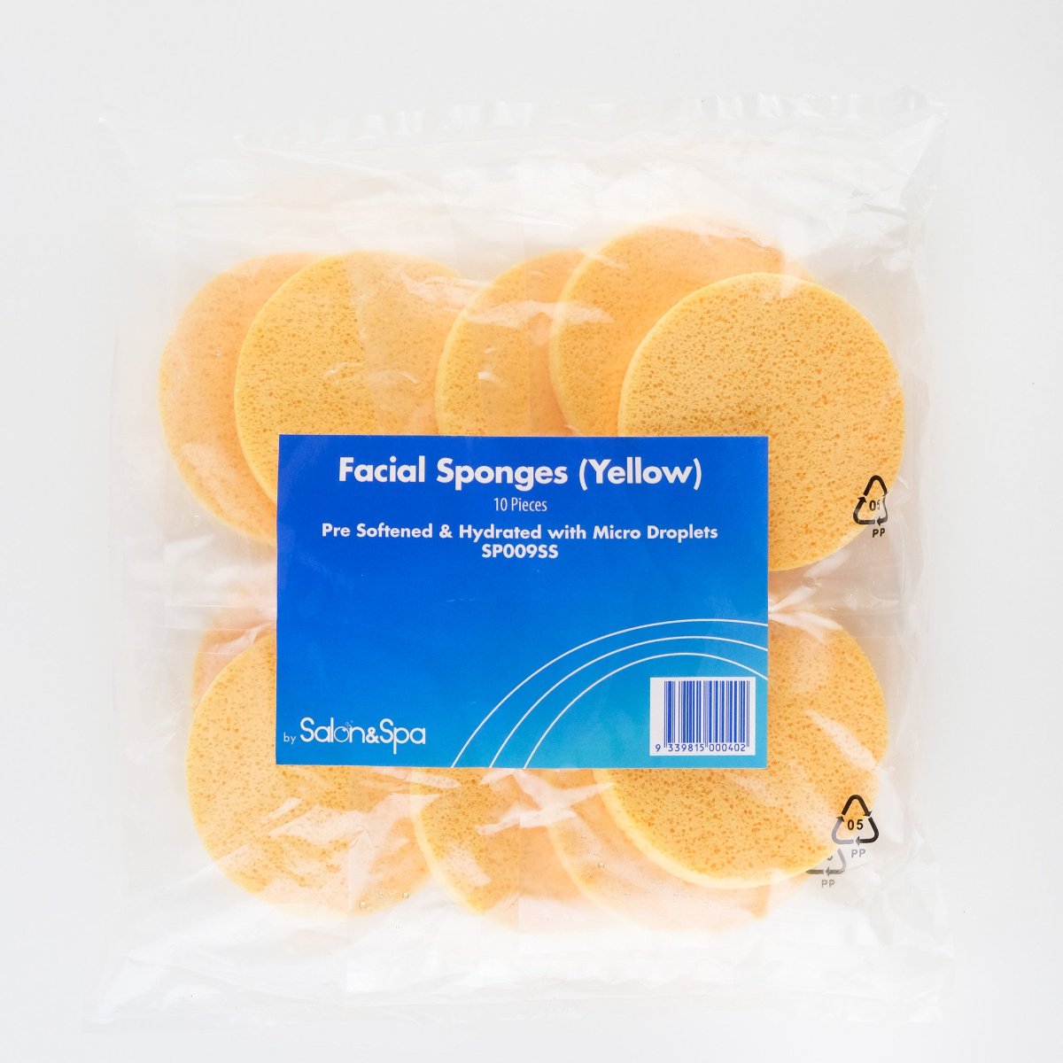 Unbranded — Facial Sponge Yellow 10 pc