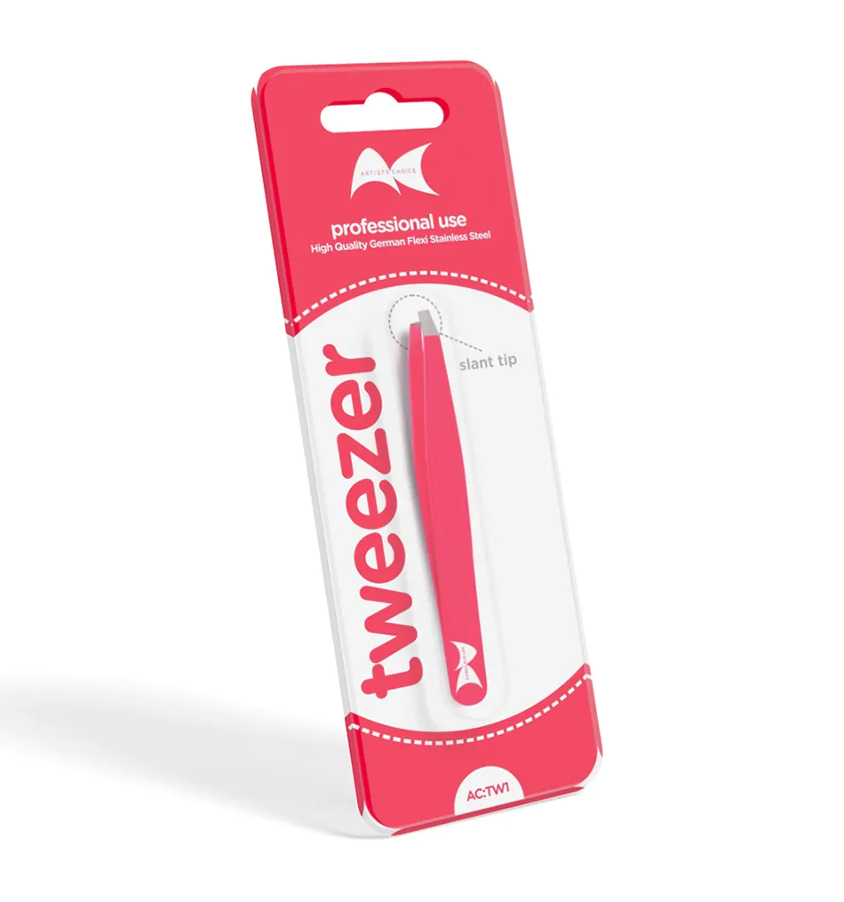 Unbranded — Artist Choice Slant Tweezer Red