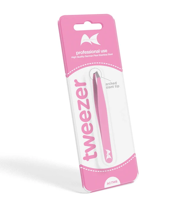 Artist Choice — Artist Choice Slant Tweezer Pink