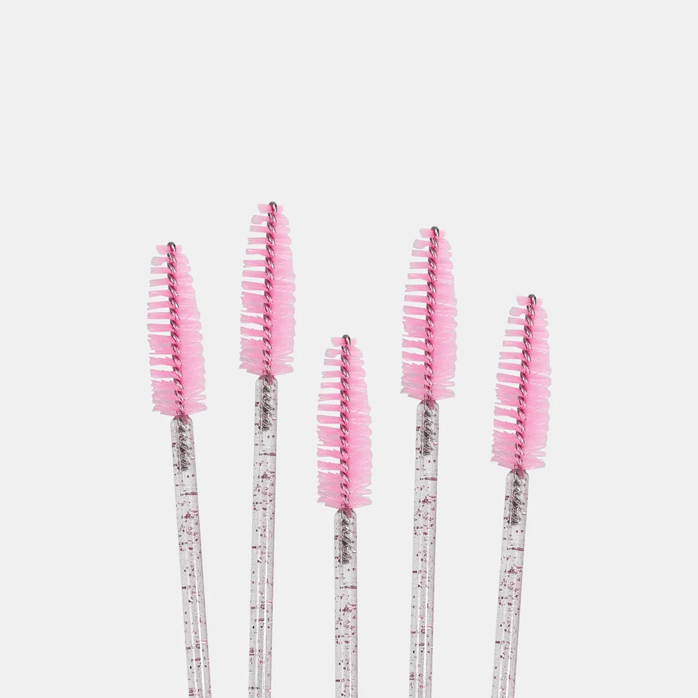 Unbranded — Pink Glitter Mascara Wands 50pkt