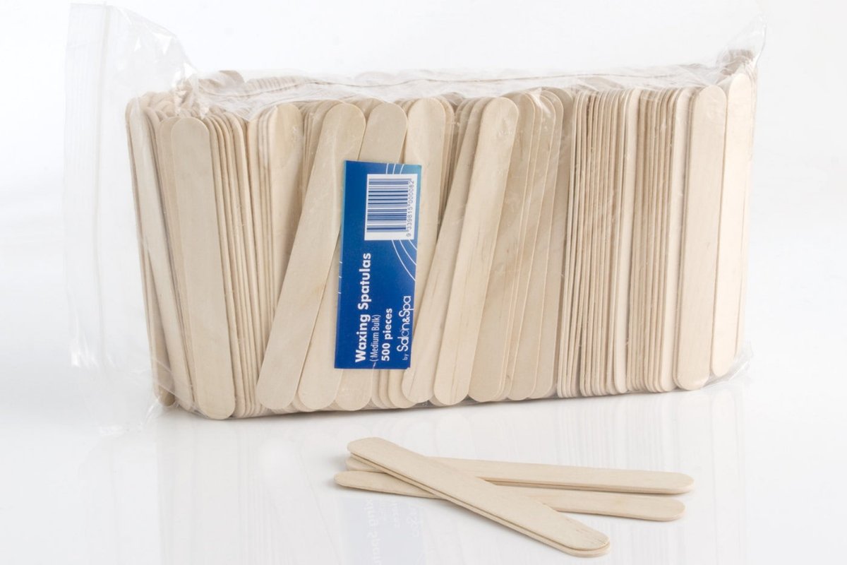 Salon & Spa — Salon&Spa Waxing Spatulars Med 500pc DIS06050