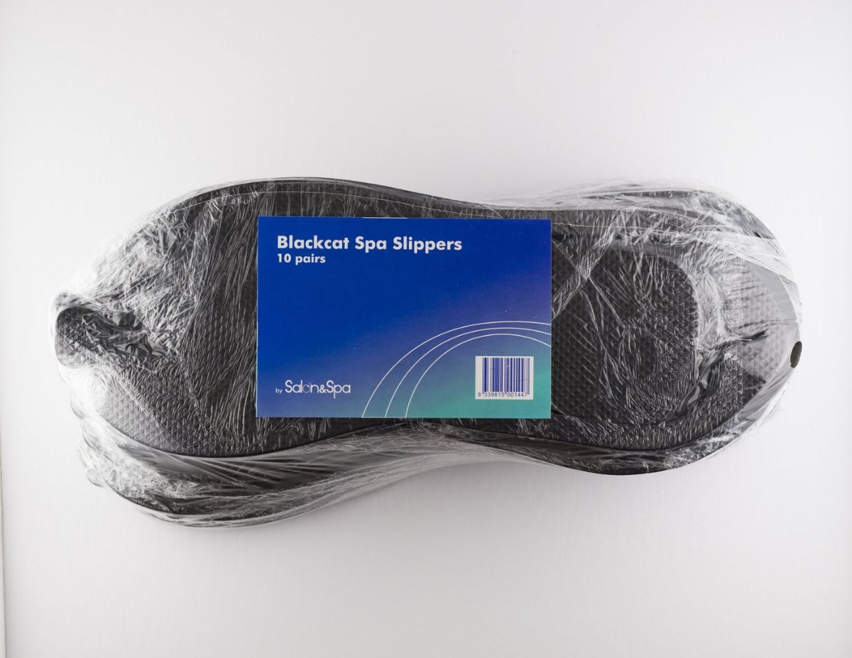 Unbranded — Salon&Spa Blackcat Slippers 10pk