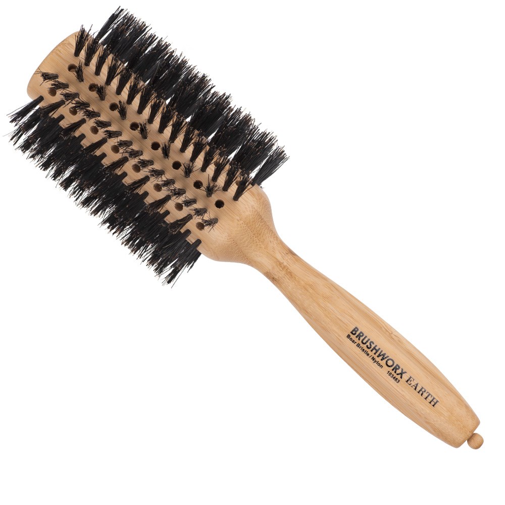 Unbranded — Brushworx Earth Bamboo Aerated Radial Brush-Extra Large 103463