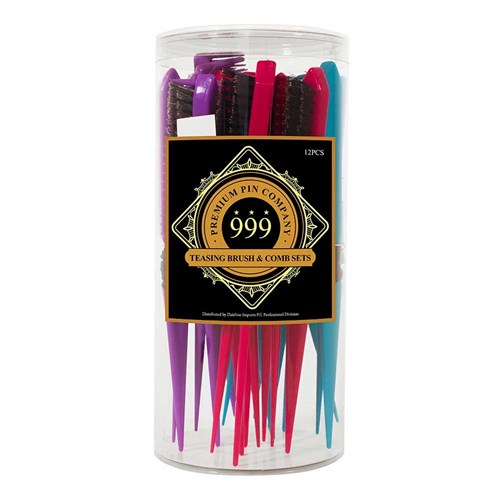 Unbranded — 999 Teasing Brush&Comb Set Purple