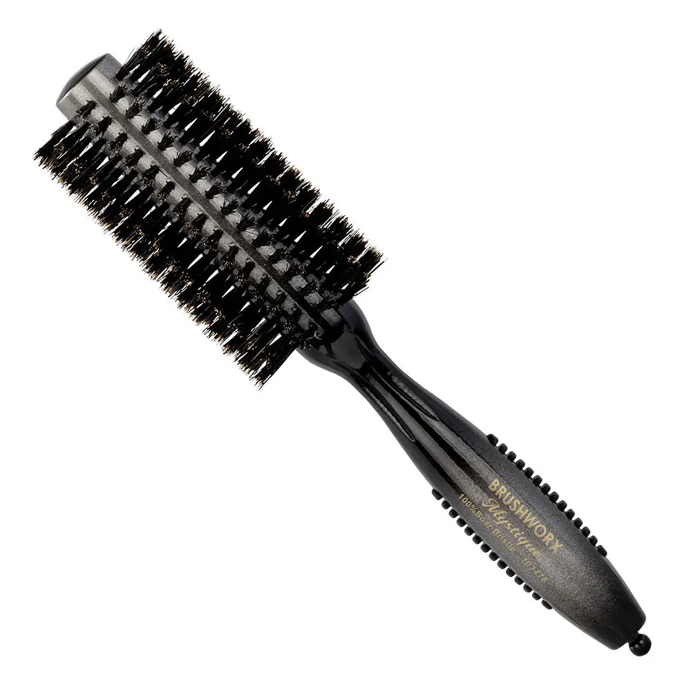 Brushworx — Brushworx Mystique Tourmaline Boar Bristle Radial-Medium 54mm 103476