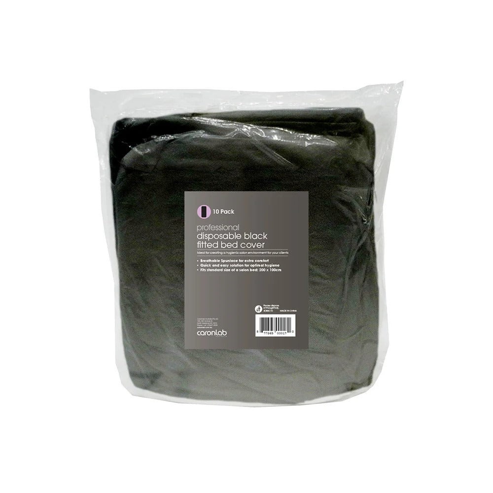 Caron — Caron Professional Black Fieeted Bed Cover