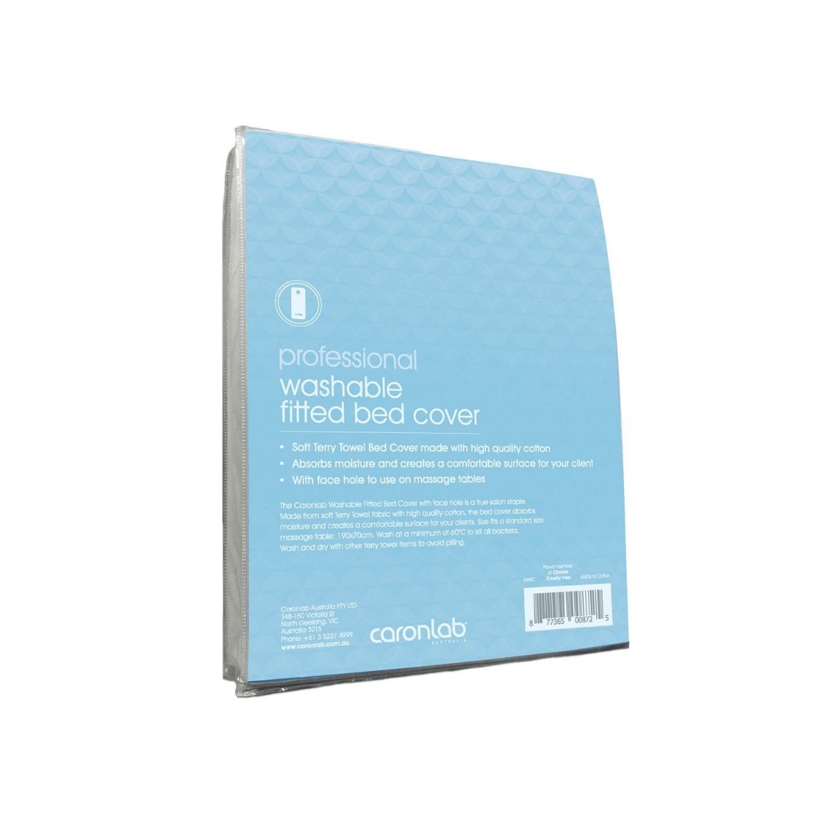 Caron — Caron Washable Fitted Bed Cover 190cmx70cm