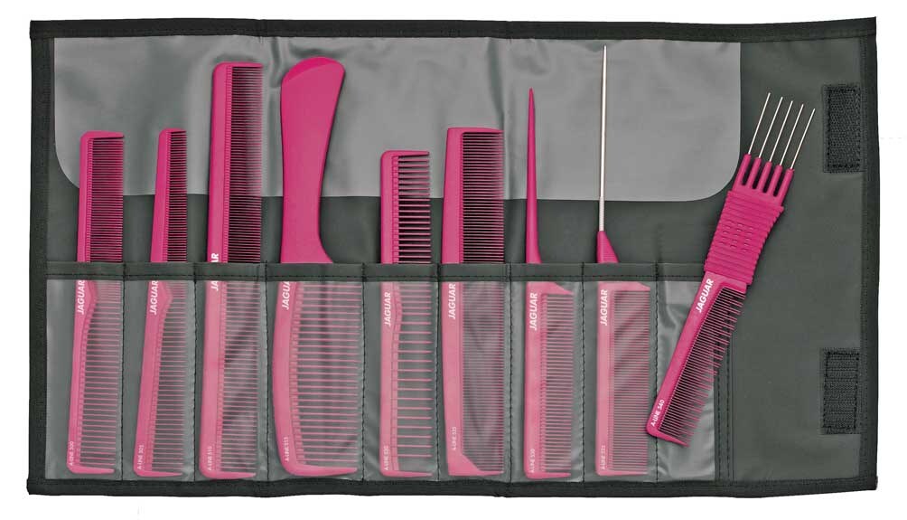 Jaguar — Jaguar Ionic Metallic Pink Comb Set-9 Combs