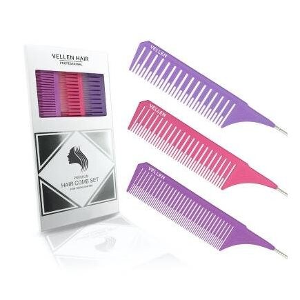 Vallen — Vallen Comb Set 3pc Purple