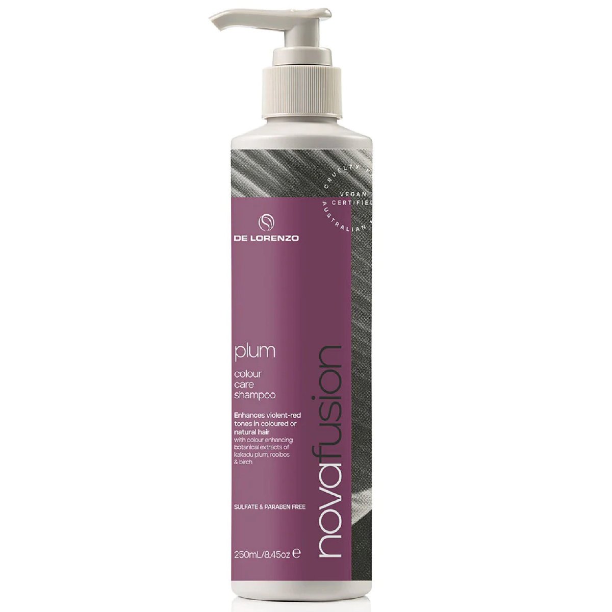 De Lorenzo — De Lorenzo Novafusion Plum Shampoo 250ml