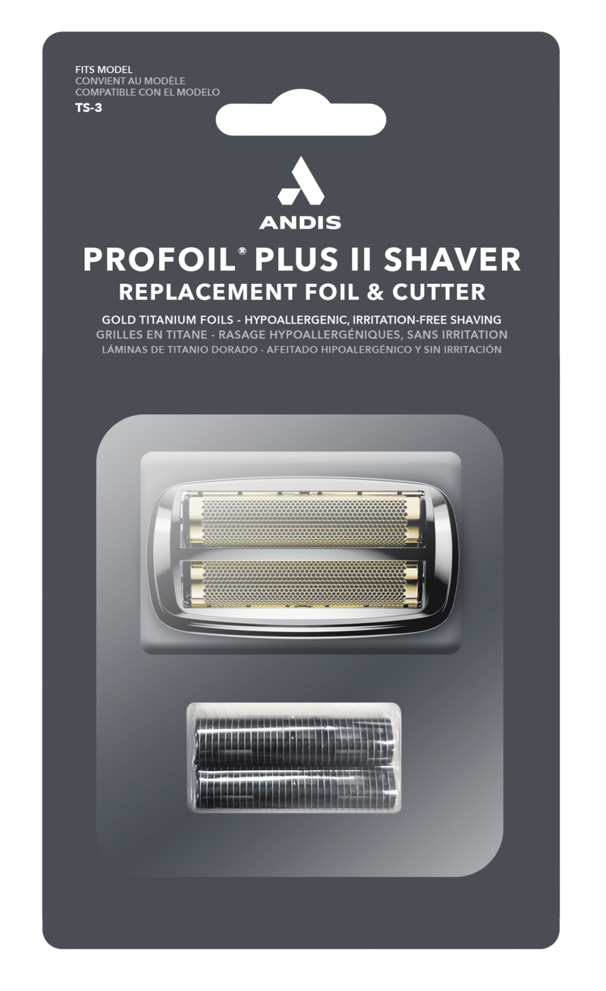 Andis — Andis TS-3 Shaver Replacement Fiol & Cutter Black Chrome-563814