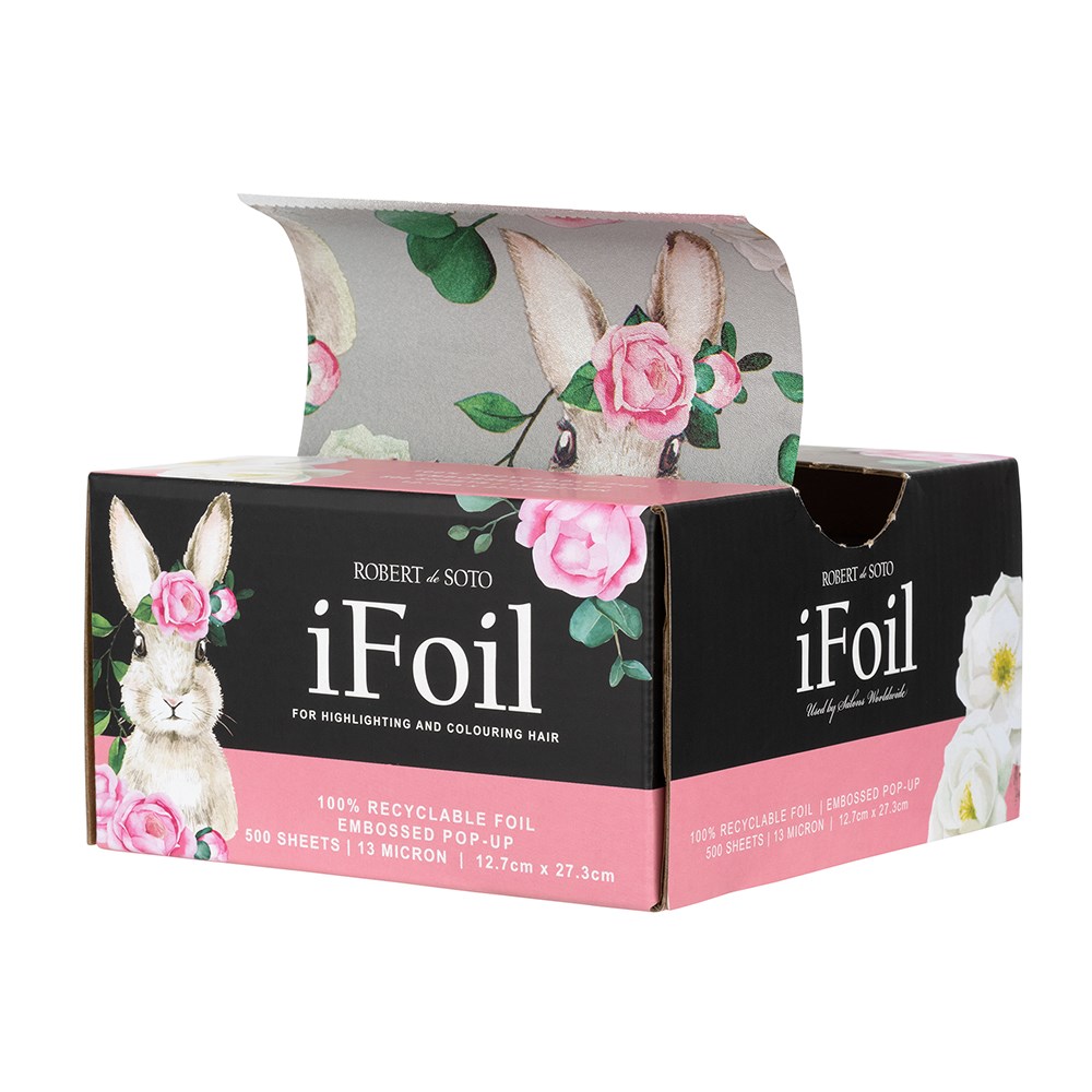 Unbranded — Robert de Soto iFoil Bunny Embossed Pop Up 500 Sheets 12.7x27.3cm 137832