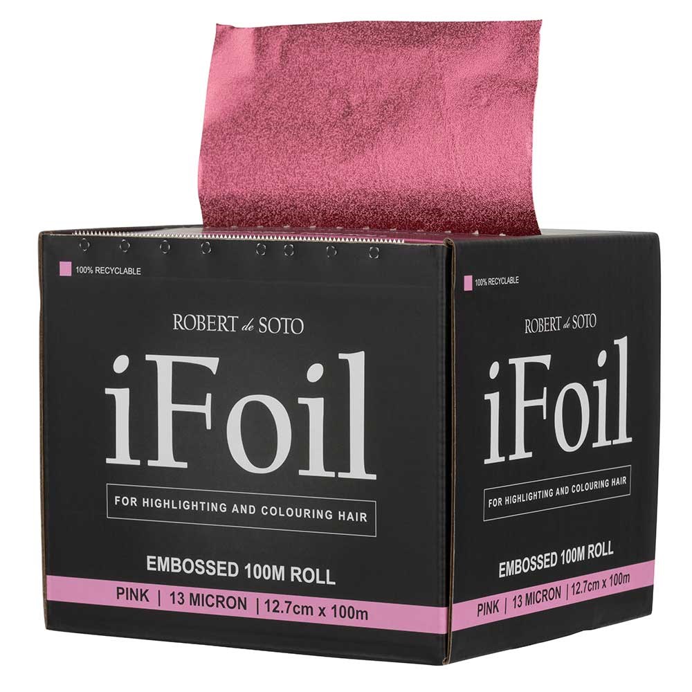 Unbranded — Robert de Soto iFoil Embossed 12.7cmx100mt Roll Pink 137840
