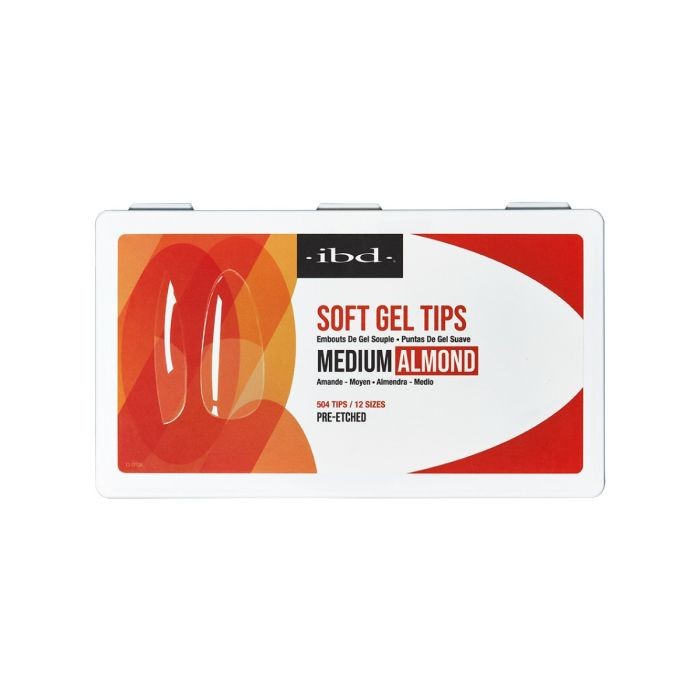 ibd — IBD Soft Gel Tips Medium 504pk 12 Sizes Almond