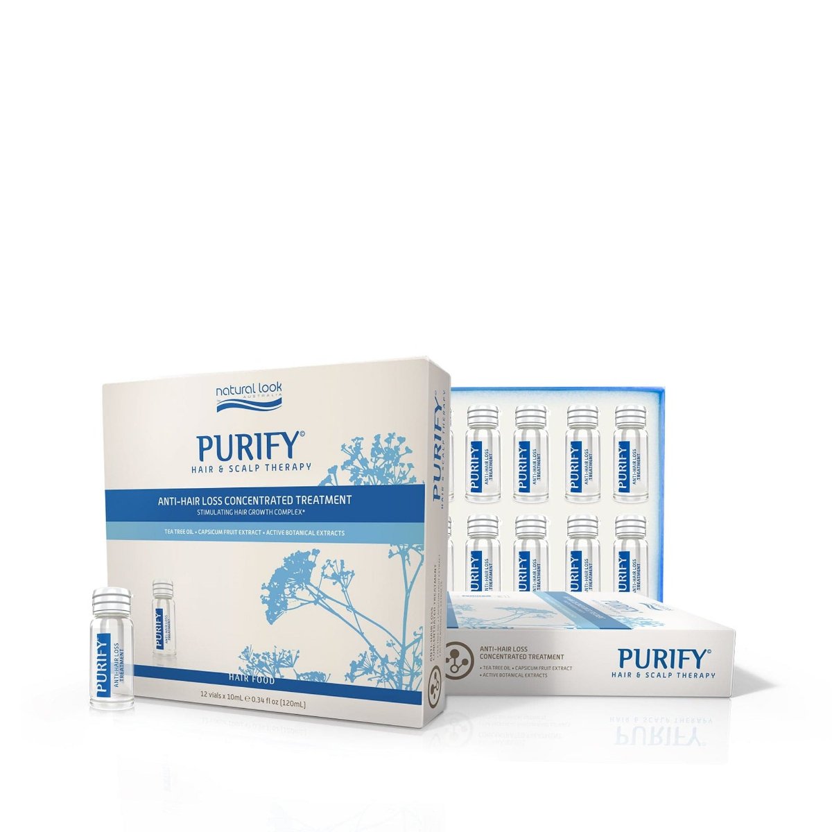 Natural Look — Natural Look Purify Anti-Hair Loss Concentrated Vials 12x 10ml