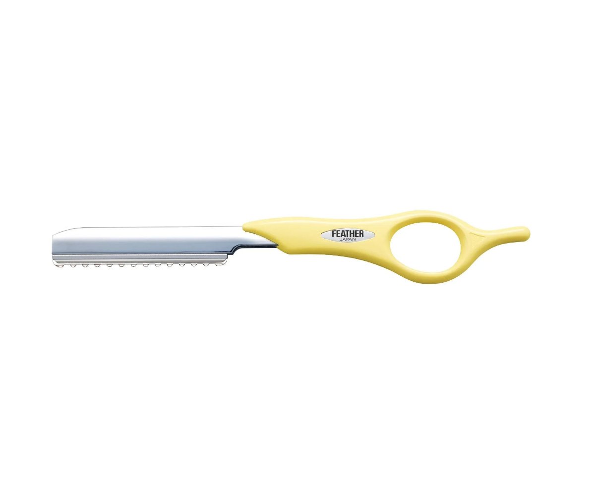 Feather — Feather Styling Razor 14cm Cream Yellow