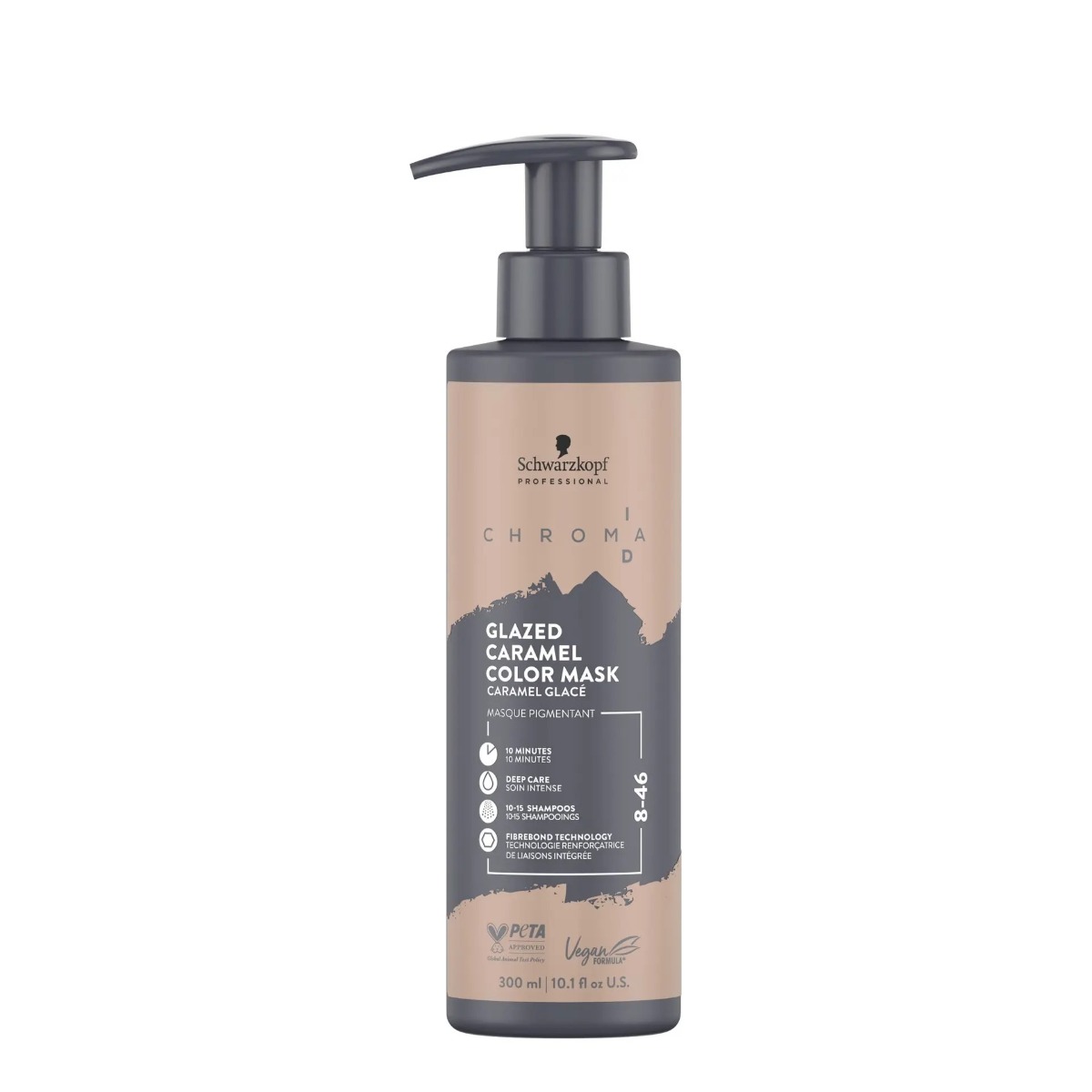 Schwarzkopf — Schwarzkopf Chroma ID Glazed Caramel 8-46 300ml