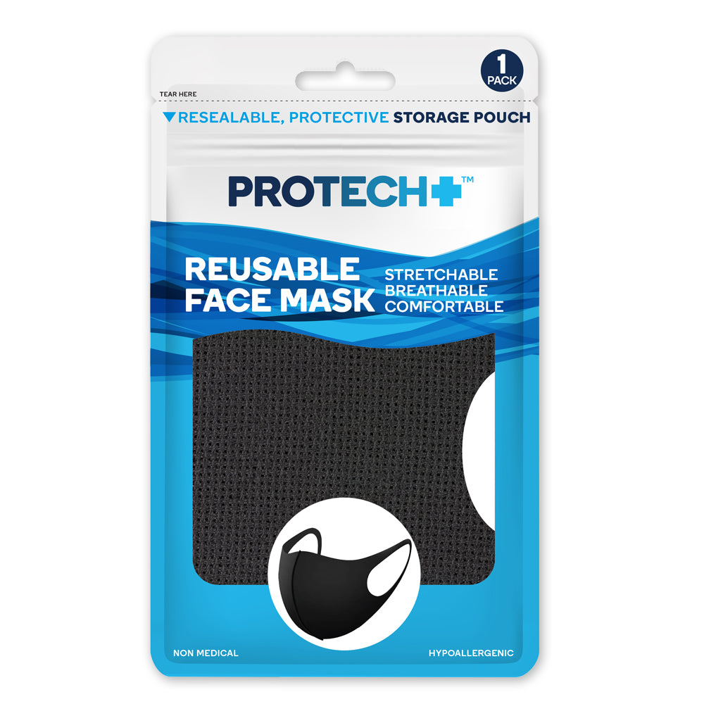 Protech — Protech Reusable Mask 1PC-Black
