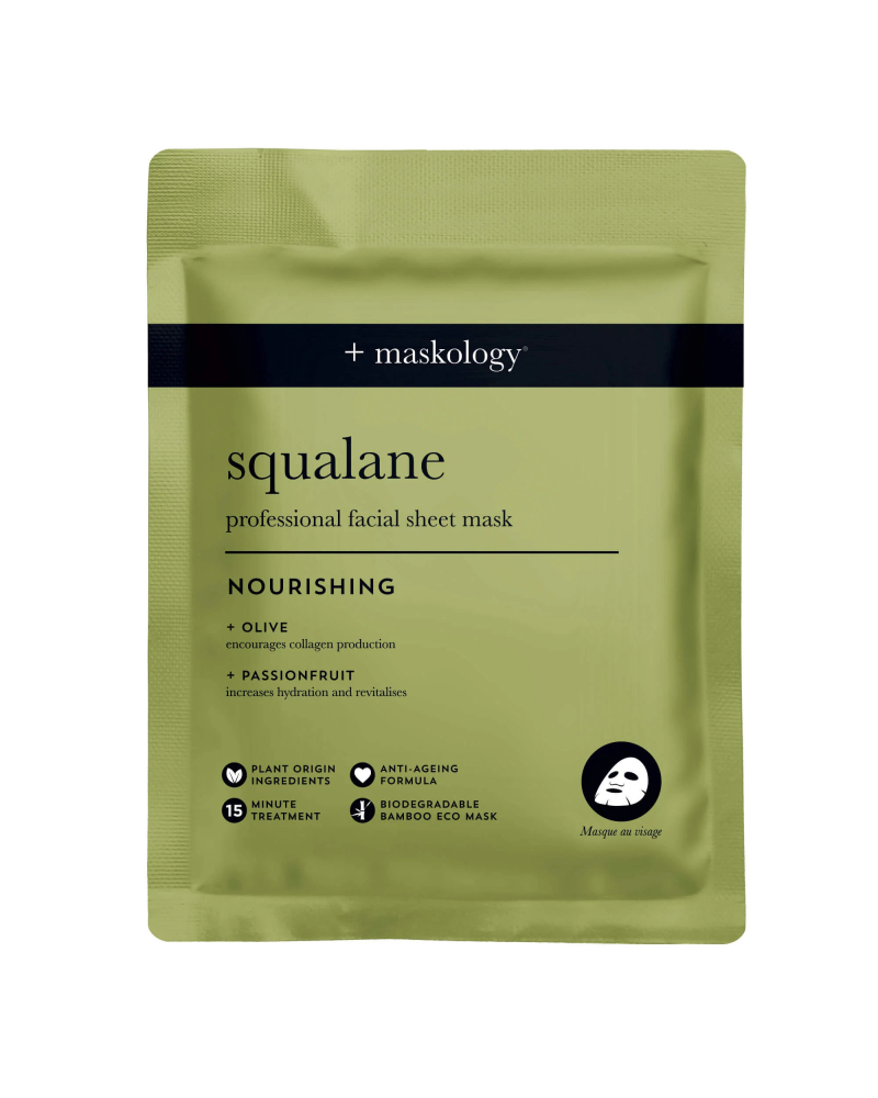 Maskology — Maskology Squalane Professional Sheets Nourishing Olive Passionfruit