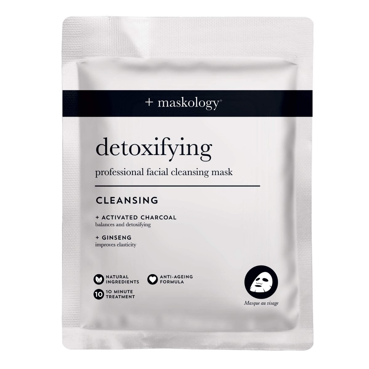 Unbranded — Maskology Detoxifying Cleansing Activated Charcol + Ginseng 20ml