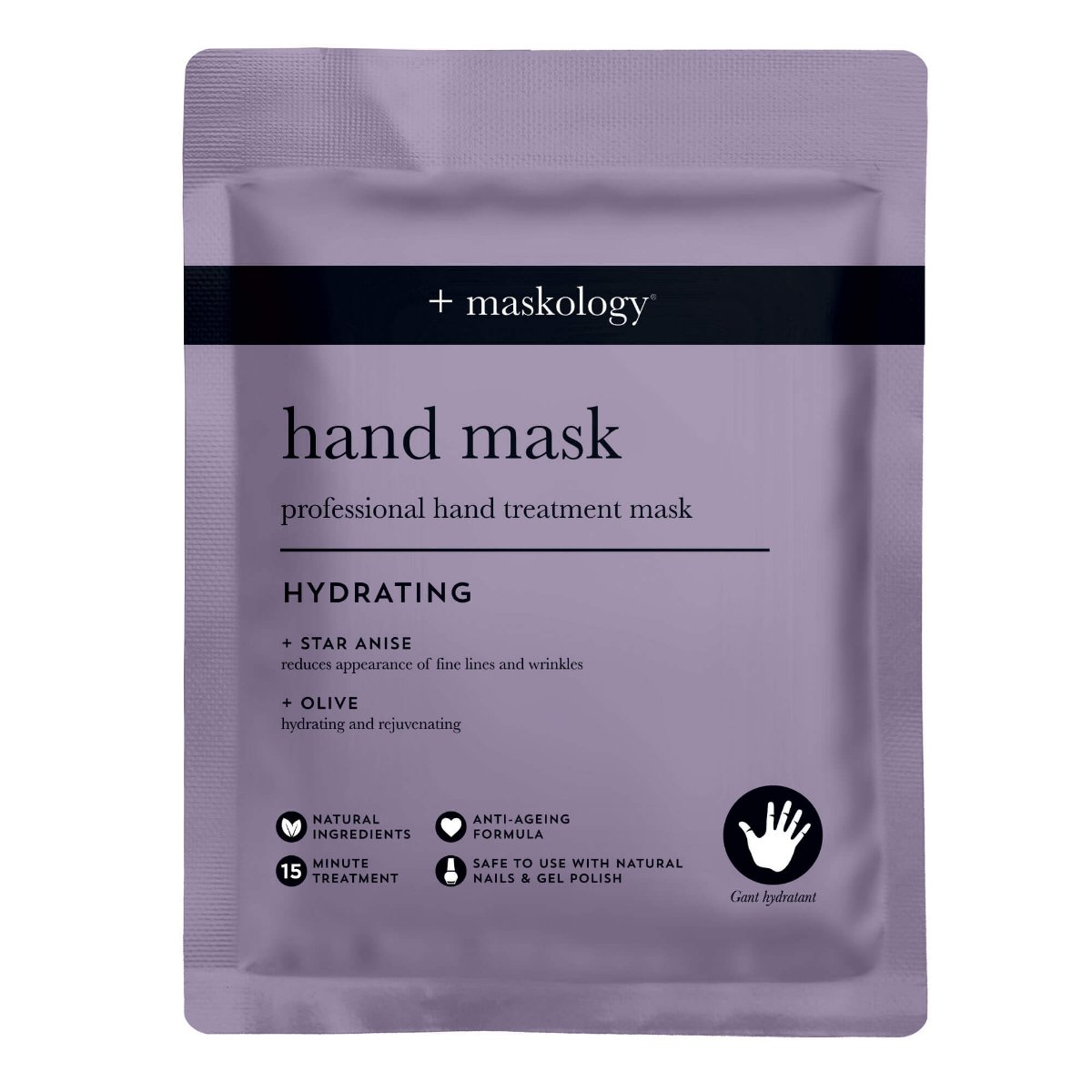 Unbranded — Maskology Hand Mask Professional Hand Treatment Mask Hydrating Star Anise Olive *