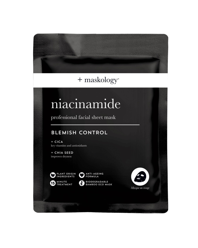 Maskology — Maskology Niacinamide Professional Facial Sheet Mask Blemish Control