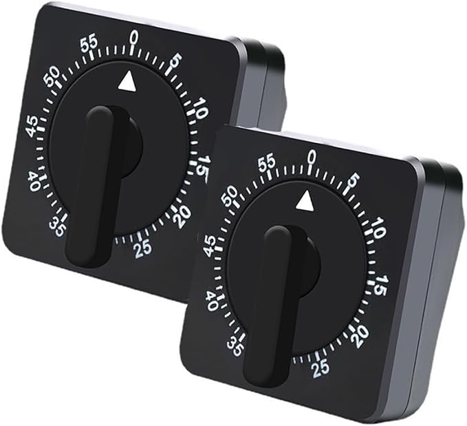 Unbranded — Timer Mechanical Square Black