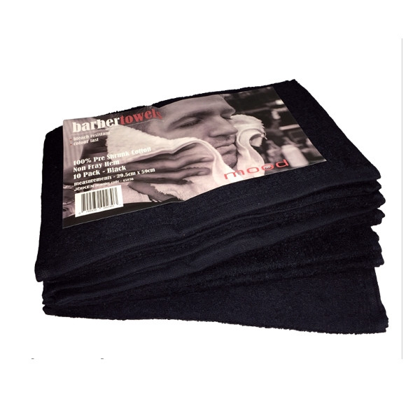 Joiken — Joiken Black Barber Towel 10pk 45836