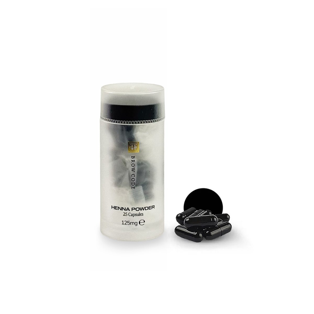 Brow Code — Brow Code Henna Capsules Black 125ml x 25