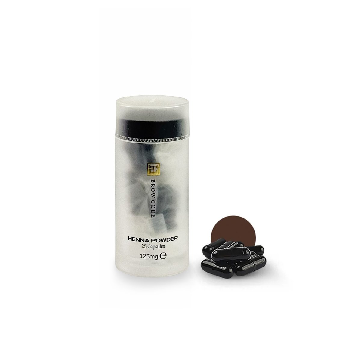 Brow Code — Brow Code Henna Capsules Dark Brown 125ml x 25