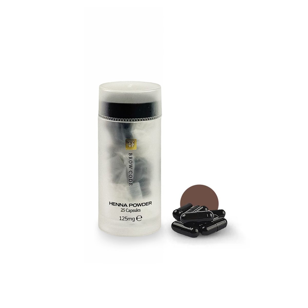 Brow Code — Brow Code Henna Capsules Medium Brown 125ml x 25