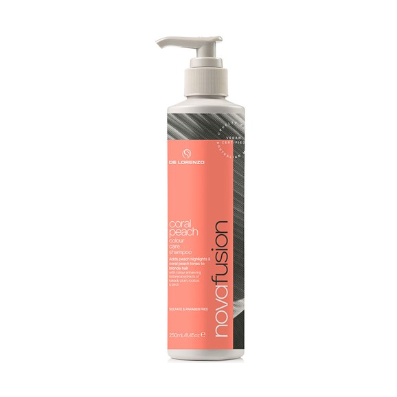De Lorenzo — De Lorenzo Novafusion Shampoo Coral Peach 250ml