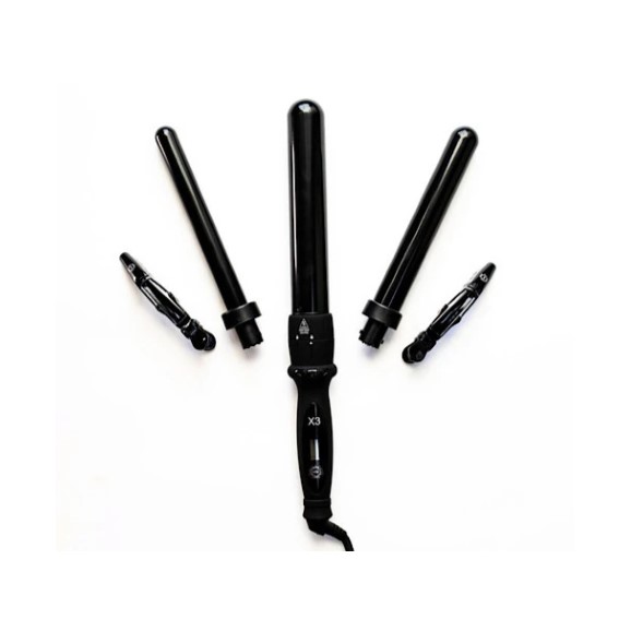 Unbranded — H2D Professional Curling Wand X3 Black