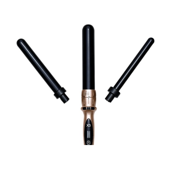 Unbranded — H2D Professional Curling Wand X3 Rose Gold