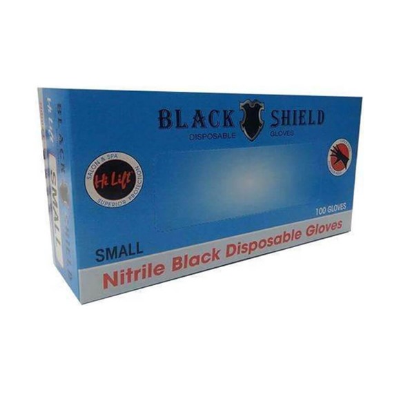 Unbranded — Artist Choice Black Nitrile Gloves Small 100