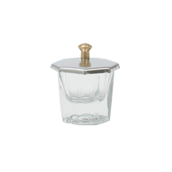 Hawley — Glass Dappin Dish With Lid