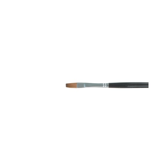 Hawley — Hawley Pure Kolinsky Sable Flat Brush #8 6011BC