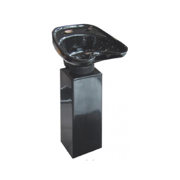 Joiken — Joiken Dublin BLACK Upholstery Ceramic Basin Balck Shampoo Unit 448175B