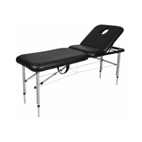 Joiken — Joiken Lightweight Aluminium Beauty Bed - (Black Upholstery) J45231B