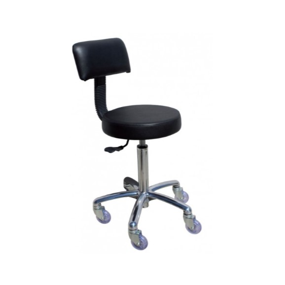 Joiken — Joiken Sprint-Chrome Base-(Black Upholstery) with CLICKNCLEAN Castors 43450CB