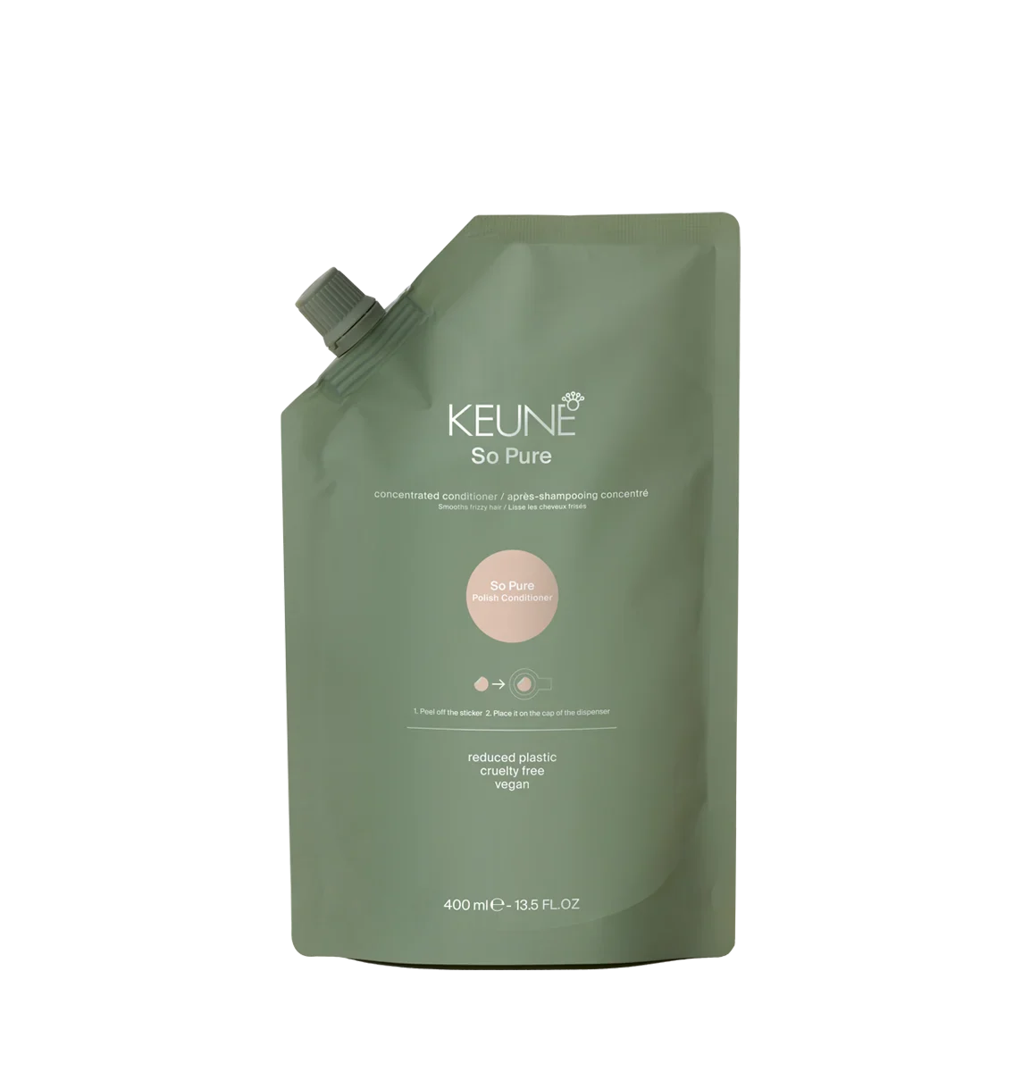 Keune — Keune So Pure Polish Conditioner 400ml Refill