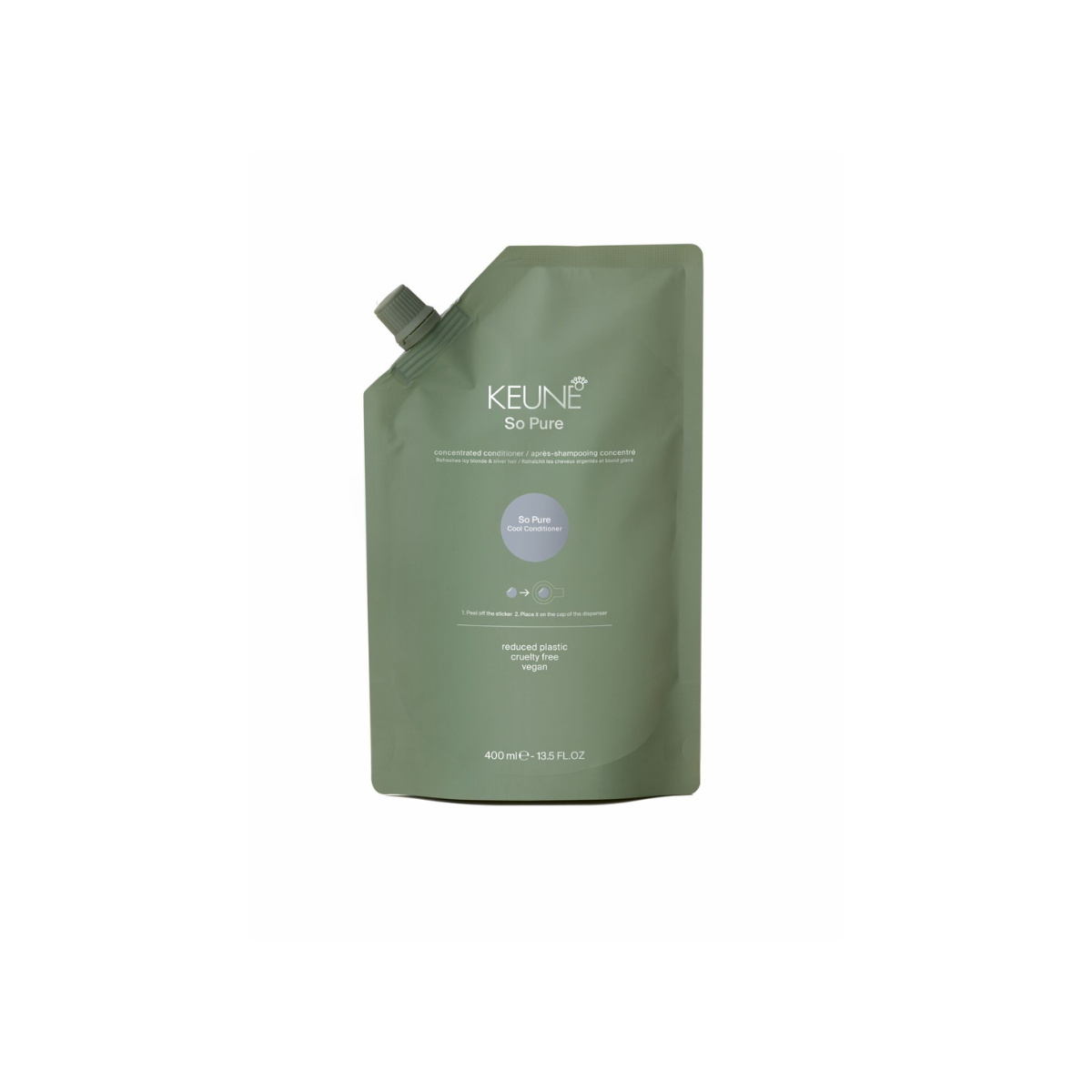 Keune — Keune So Pure Cool Conditioner 400ml Refill