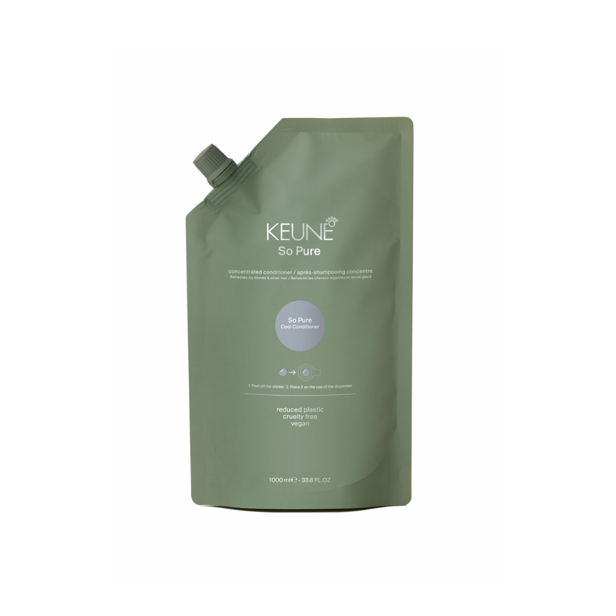 Keune — Keune So Pure Cool Conditioner 1000ml Refill