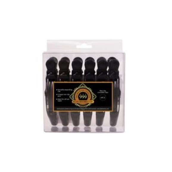 Unbranded — 999 Crocodile Clips 10 pc Black 135547 *