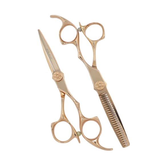 Unbranded — iCandy ALL STAR Rose Gold VG10 Scissor&Thinner Bundle 5.5 &6``