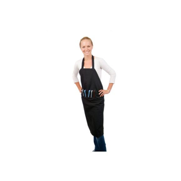 Wahl — Wahl Polyester Apron With Strap-Black w/Pockets 5032