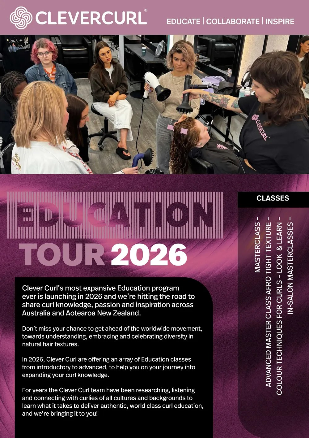 Clever Curl Education Tour 2026